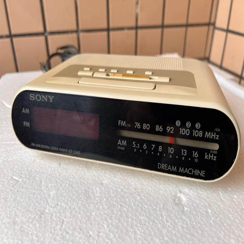 维修检查销售索尼ICF-C242床头钟控LED时钟收音机 1