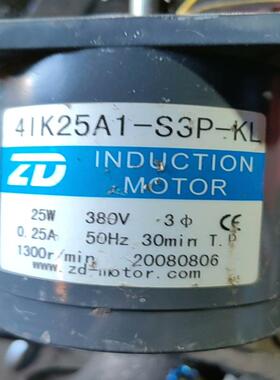 维修检查三相感应电机，型号41k25A1＿s3p＿kL，25