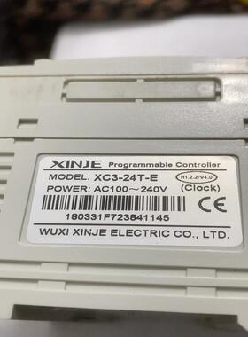 维修检查销售信捷PLC XC3-24RT-E，拆机品相可询价