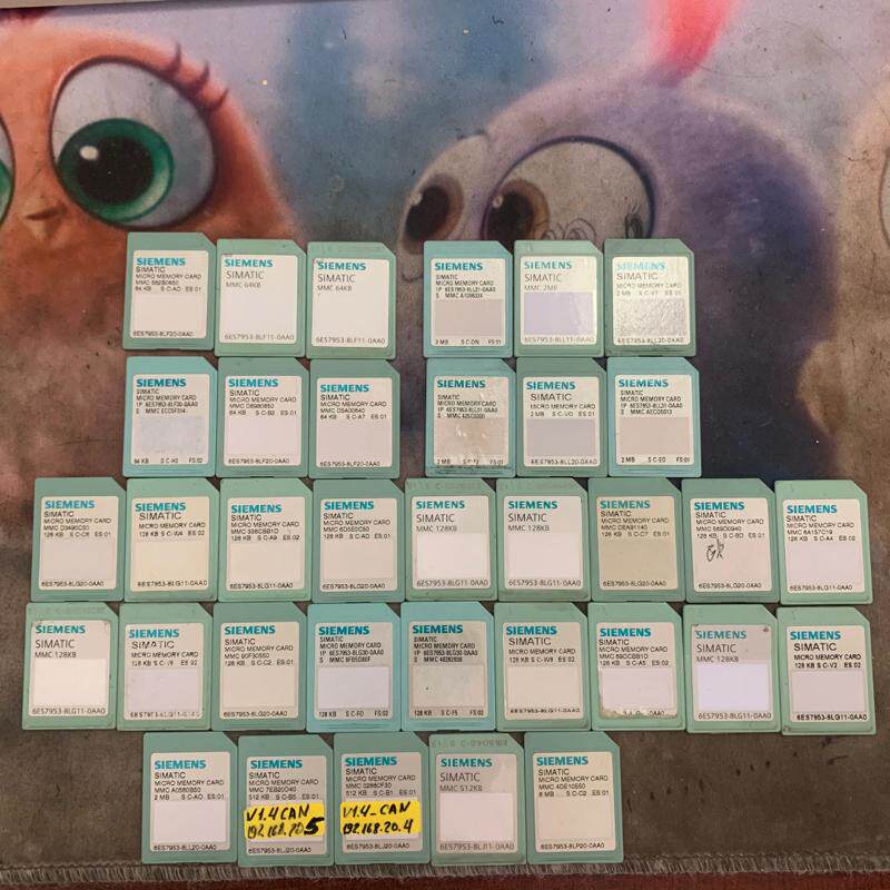 维修检查拆机西门子300系列内存卡 64KB 128KB议价