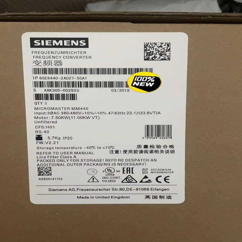 维修检查6SE6440-2AD27-5CA1 西门子全新议价