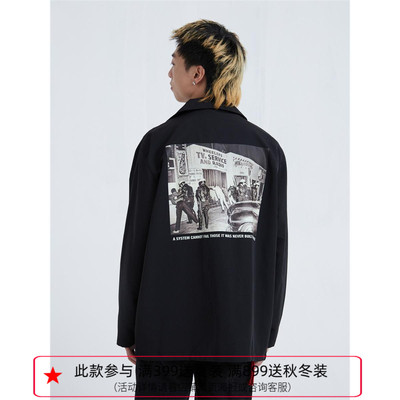 profound历史照片宽松教练夹克