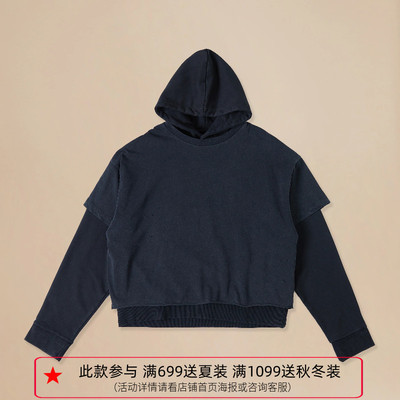 Profound假两件帽衫库里上身