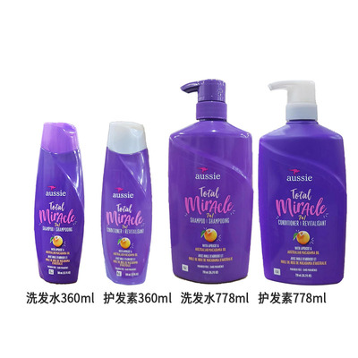 美国Aussie袋鼠全效奇迹保湿7合一洗发水360ml/778ml  3305100090