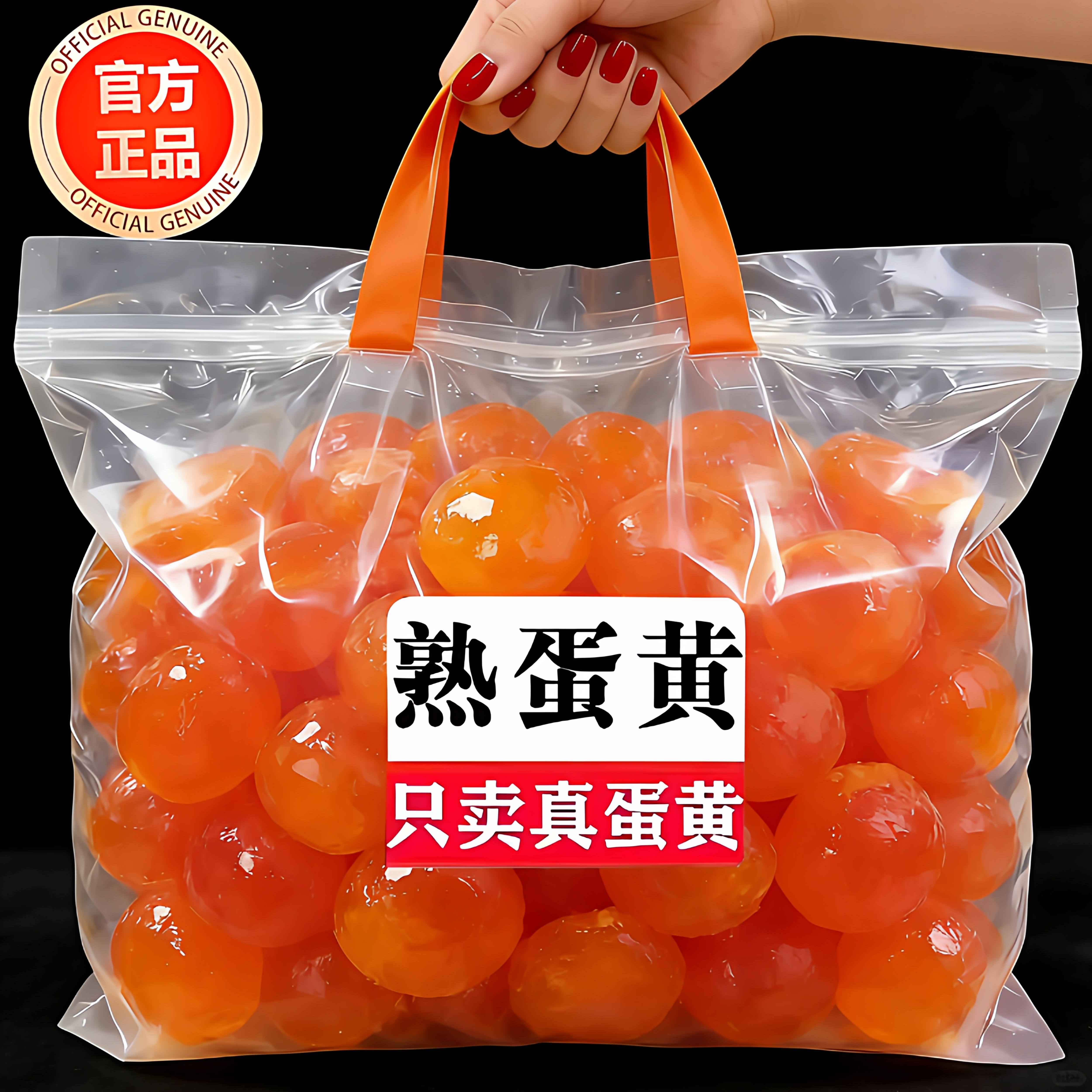 咸蛋黄包粽子专用咸鸭蛋黄蛋黄馅月饼馅料家用生红心大号烘焙原料