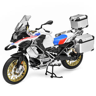 1:6宝玛水鸟GS1250AD合金摩托车模型喷雾声光大男孩玩具新年礼物