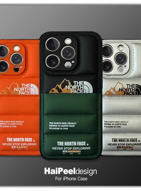 潮牌北面雪山适用三星s25edge手机壳s24ultra羽绒服s23+防摔s20保护套note9情侣a05全包a14男女a32新款a51a56