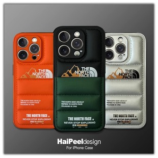 潮牌北面雪山适用三星s25edge手机壳s24ultra羽绒服s23+防摔s20保护套note9情侣a05全包a14男女a32新款a51a56