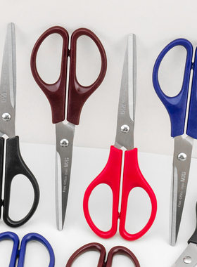 晨光剪刀ASS91307经典型握感舒适办公裁纸刀家用手工不锈钢剪纸刀