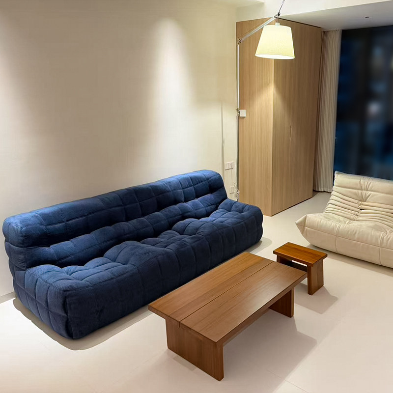 华夫格鹿岛沙发卧室客厅沙发懒人休闲躺单人双人沙发椅毛毛虫沙发,住宅家具,布艺沙发,淘宝优惠券,粉丝福利购,淘宝优惠卷