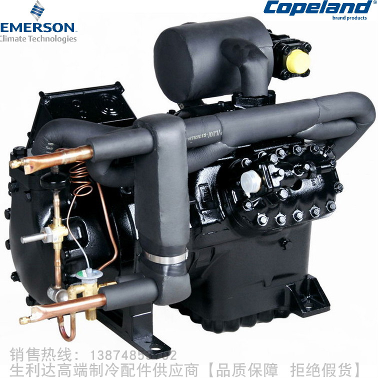 EMERSON/艾默生谷轮R404A双级半封闭压缩机6TAW-150E-AWM/D-000