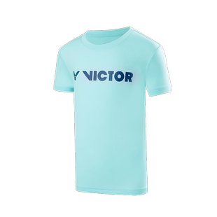 2025新款victor胜利儿童羽毛球服男女童短袖训练速干运动服青少年