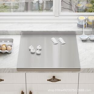 不锈钢砧板板家用和面板擀厨面板烘揉面板培加厚案板大号房不锈钢