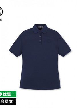 G/FORE吉福官方复古LOGO徽章女士高尔夫T-SHIRT短袖POLO衫