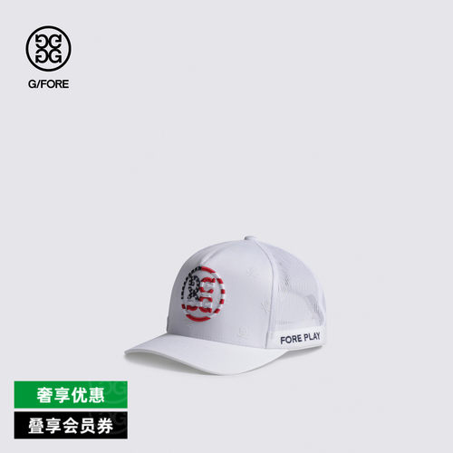 G/FORE吉福官方STARS AND STRIPES TRUCKER男士鸭舌帽