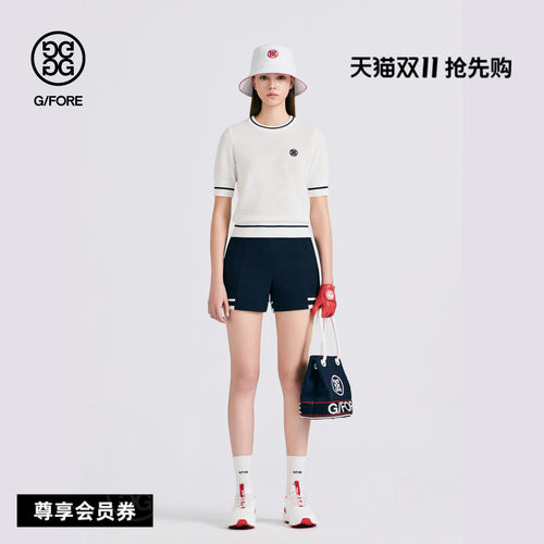 G/FORE吉福官方春夏新品女士高尔夫服装BANDED SHORT短裤