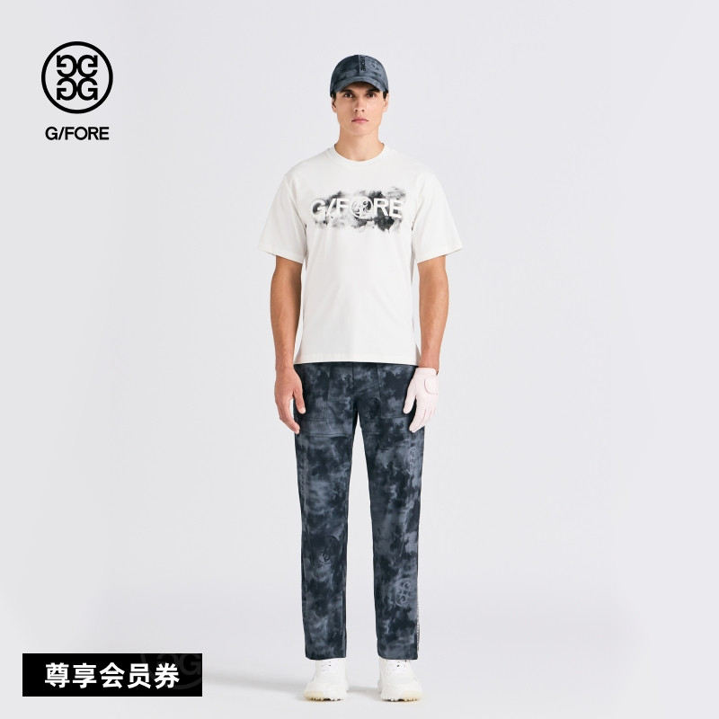G/FORE吉福官方早秋新品男士高尔夫服装CREWNECK T-SHIRT短袖T恤