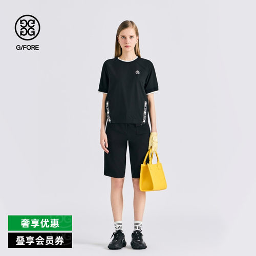 G/FORE吉福官方春夏女士高尔夫服装PULL-OVER短袖T恤