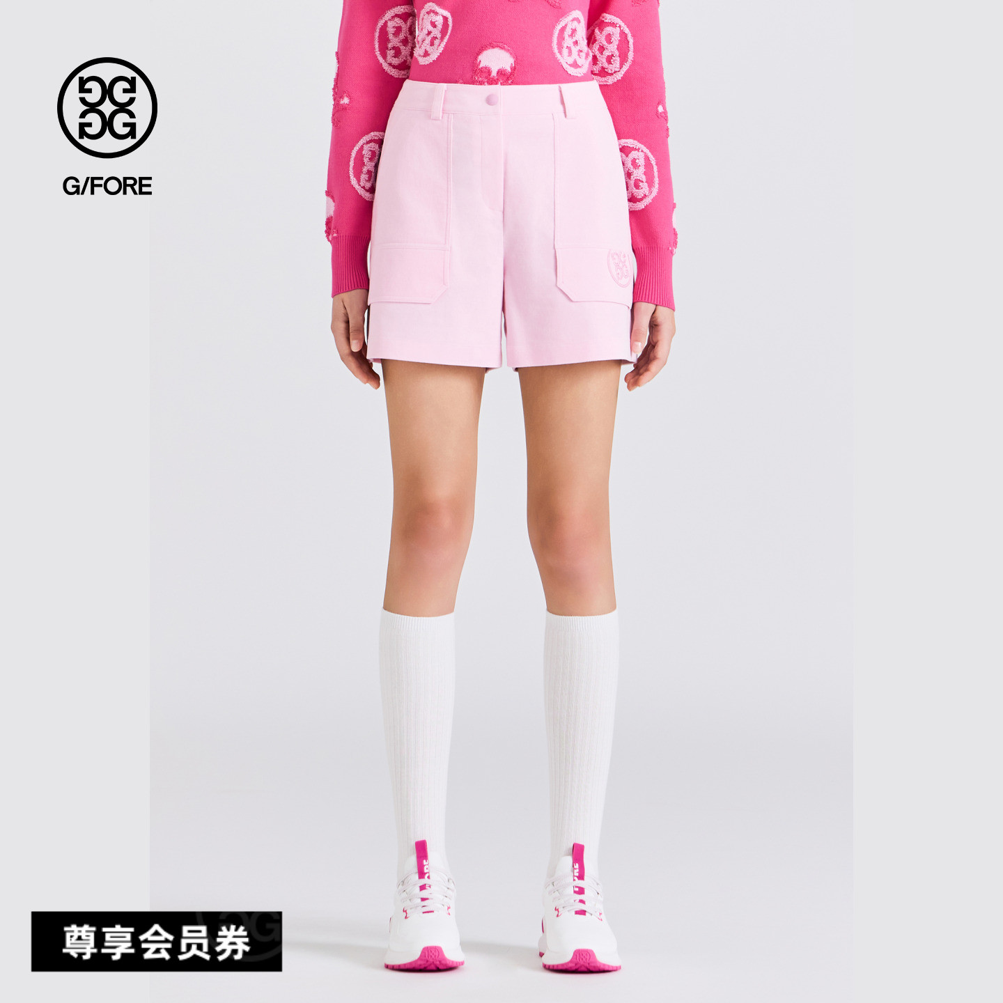 GFORE吉福官方秋冬新品女士高尔夫服装SHORT短裤