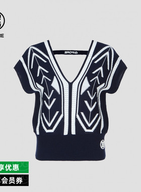 G/FORE吉福官方春夏女士高尔夫服装VNECK VEST毛衣