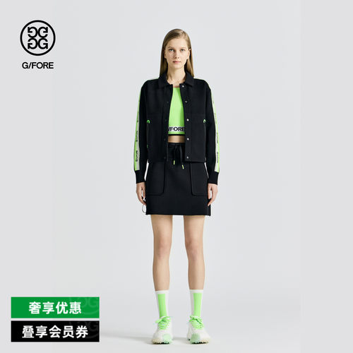 G/FORE吉福官方春夏女士高尔夫服装KNIT JACKET夹克外套