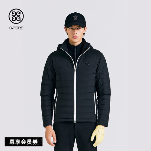 GFORE吉福官方男士高尔夫服装DOWN JACKET连帽羽绒服