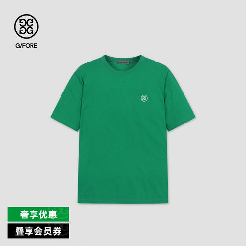 G/FORE吉福官方男士高尔夫服装GRAPHIC ROUND针织短袖T恤衫