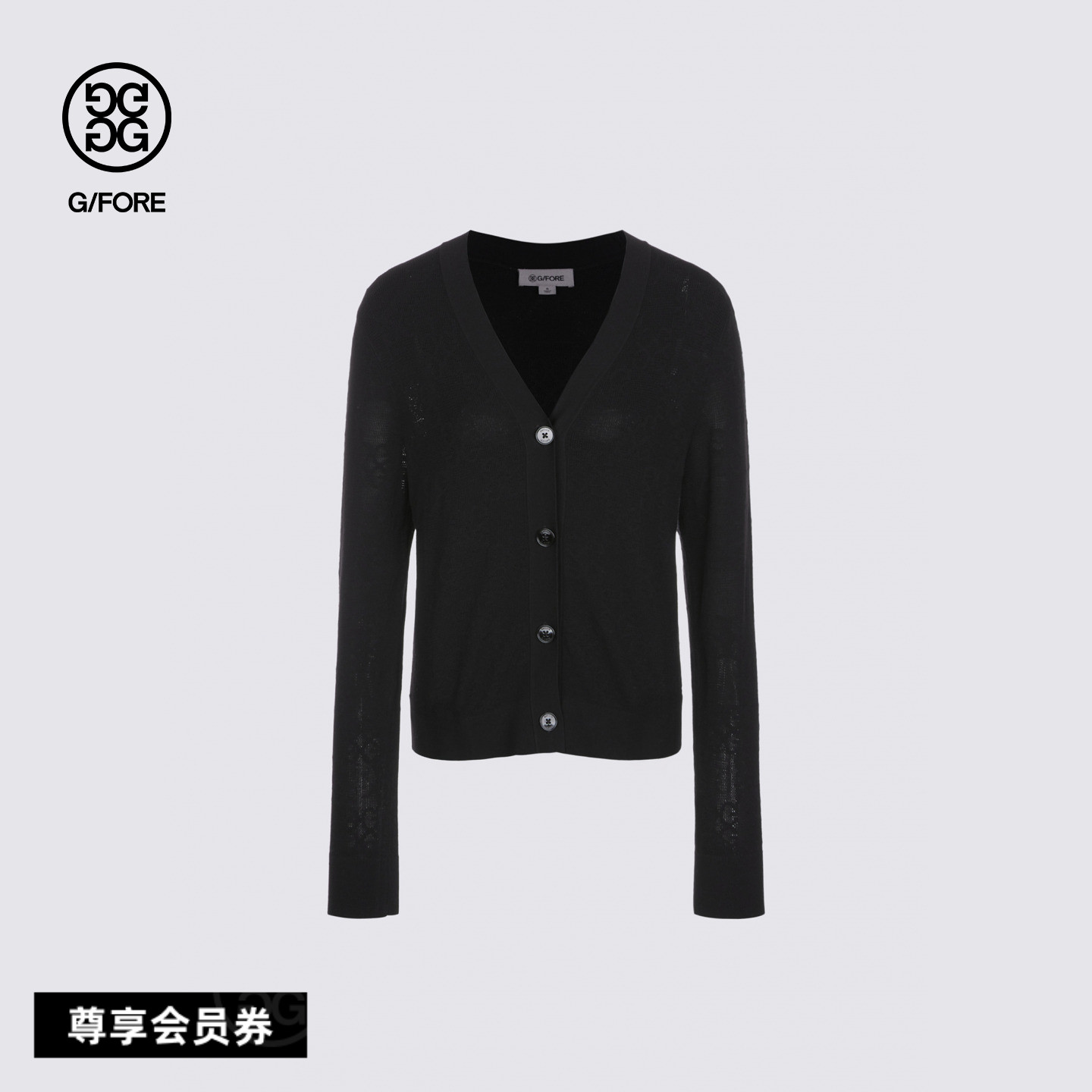 G/FORE吉福官方早秋新品女士高尔夫服装CARDIGAN针织开衫