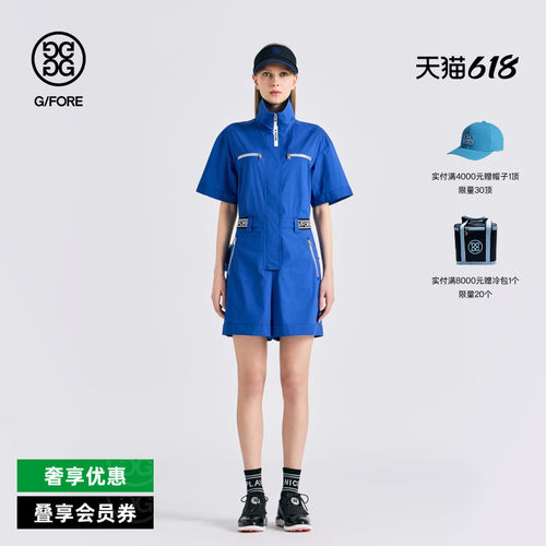G/FORE吉福官方春夏女士高尔夫服装JUMPSUIT连衣套装