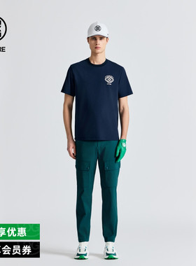 G/FORE吉福官方春夏男士高尔夫服装GRAPHIC ROUND短袖T恤衫