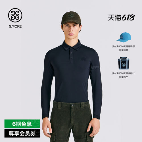 G/FORE吉福官方秋冬男士高尔夫服装WINTER长袖POLO衫