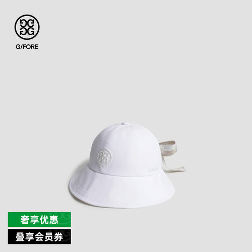 G/FORE吉福官方春夏RIBBON WIDE CAP女士高尔夫球帽