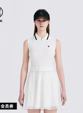 G/FORE吉福官方早秋新品女士高尔夫服装SLEEVLESS DRESS连衣裙