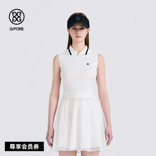 G/FORE吉福官方早秋新品女士高尔夫服装SLEEVLESS DRESS连衣裙
