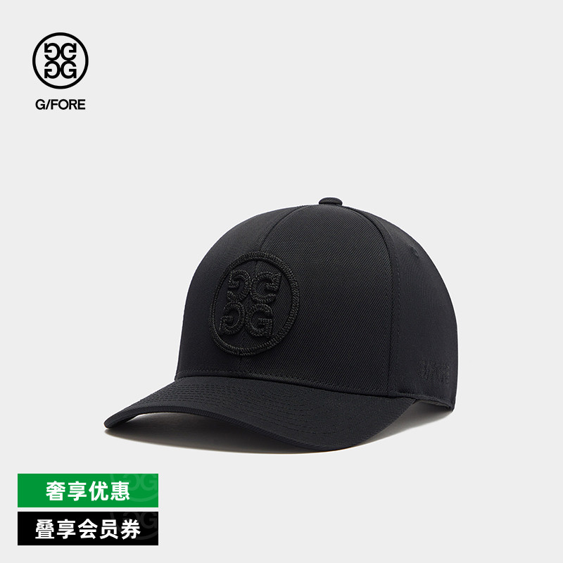 G/FORE吉福 官方高尔夫HAT运动鸭舌帽玛瑙黑棒球帽