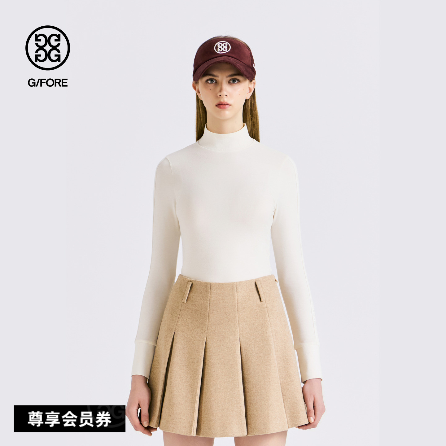 GFORE吉福官方秋冬新品女士高尔夫服装BASELAYER长袖打底衫