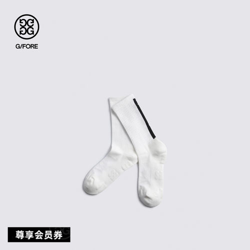 G/FORE吉福官方早秋新品COLOUR BLOCK CREW SOCK女士中筒袜