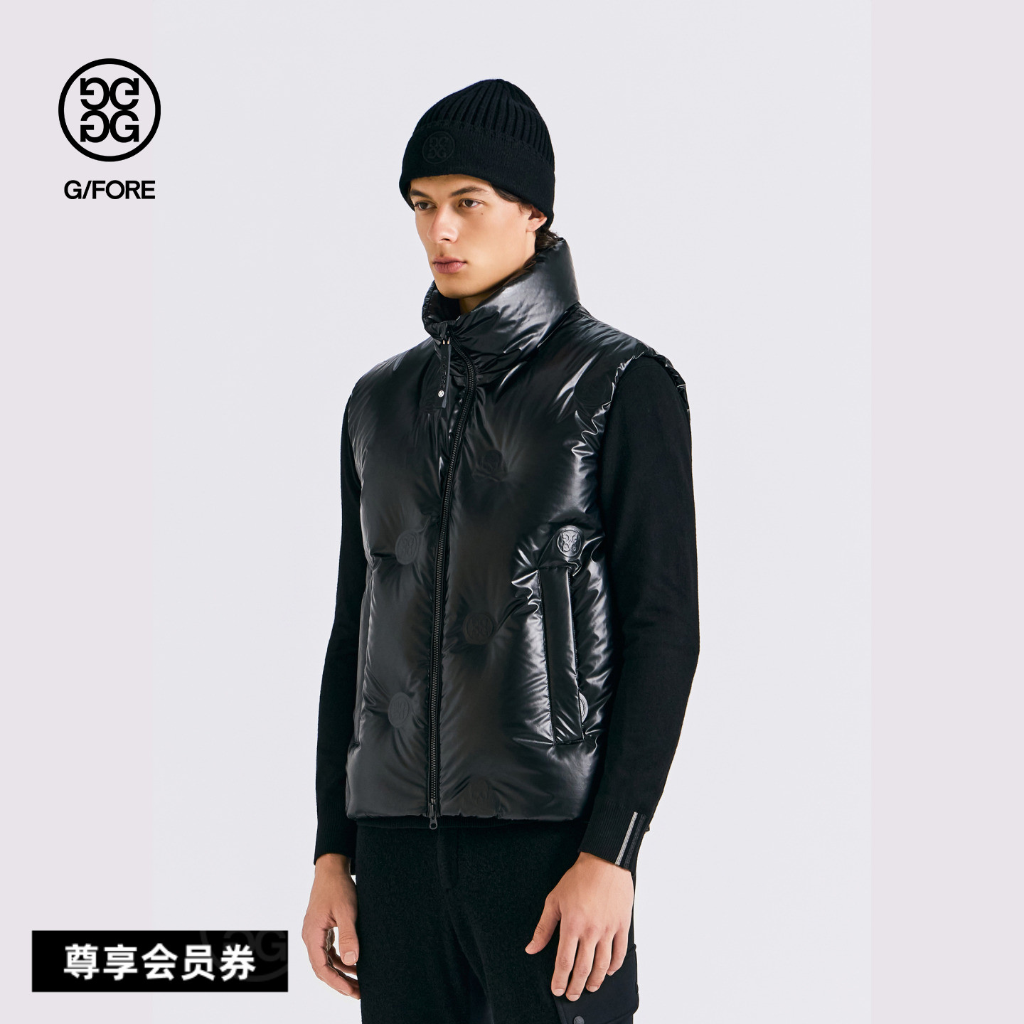 G/FORE吉福官方秋冬新品男士高尔夫服装DOWN VEST羽绒马甲