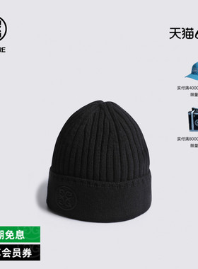 G/FORE吉福官方秋冬EMBOSSED BEANIE毛线帽