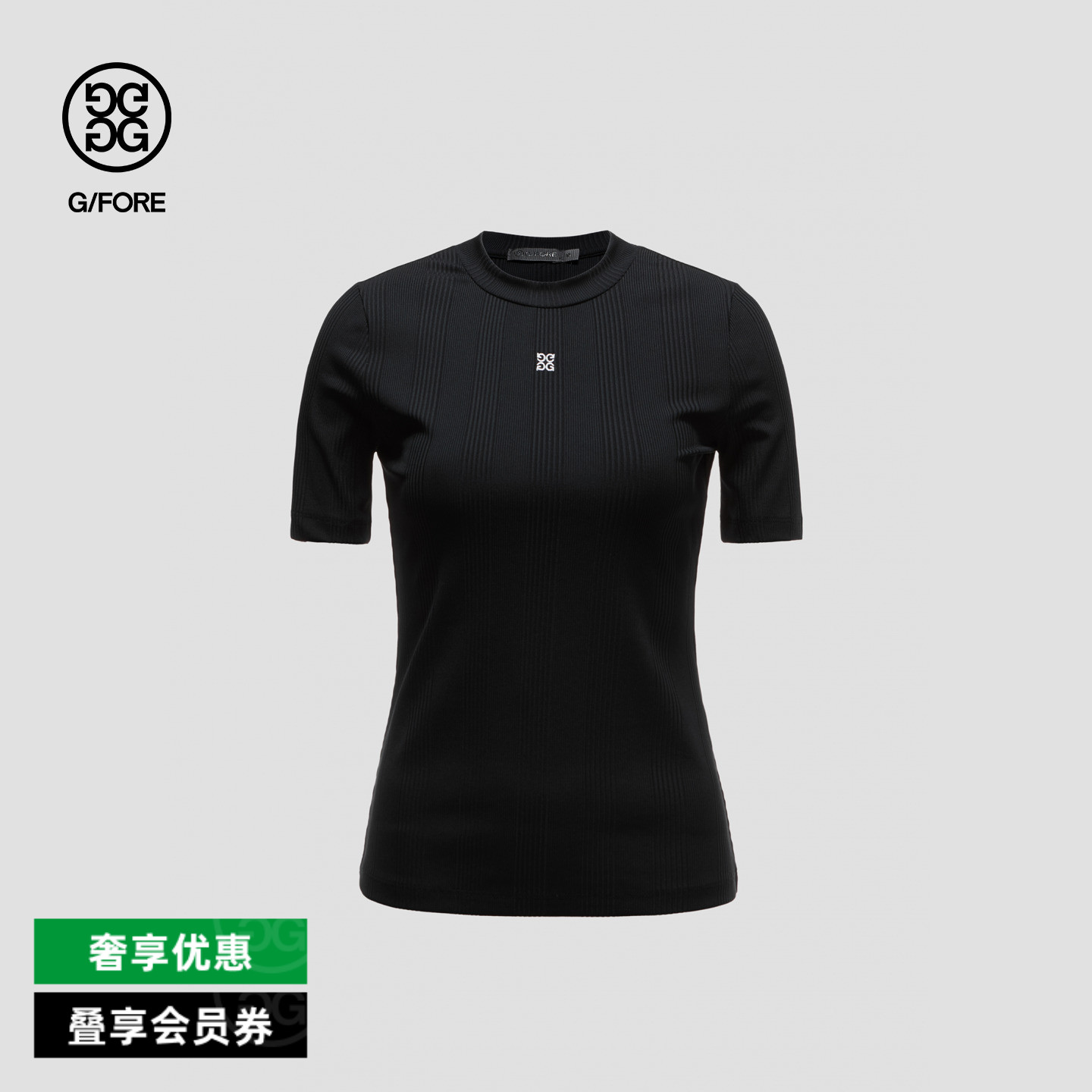G/FORE吉福官方春夏女士高尔夫服装T-SHIRT短袖T恤图片