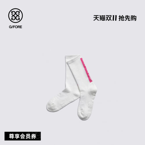 G/FORE吉福官方春夏新品COLOUR BLOCK CREW SOCK女士运动袜