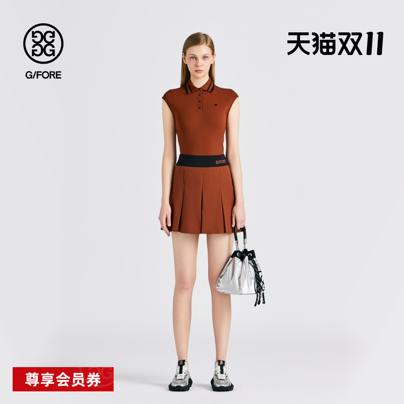 G/FORE吉福官方早秋新品女士高尔夫服装POLO SLEEVELESS无袖衫