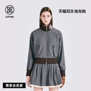 GFORE吉福官方秋季新品女士高尔夫服饰BOMBER JACKET夹克外套
