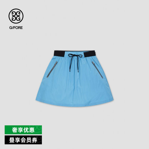 G/FORE吉福官方女士高尔夫服装WOVEN SKIRT短裙