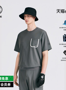 G/FORE吉福官方春夏新品男士高尔夫服装PULLOVER短袖T恤衫