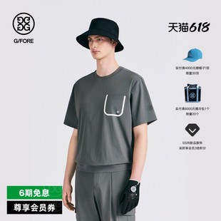 G/FORE吉福官方春夏新品男士高尔夫服装PULLOVER短袖T恤衫