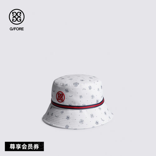 G/FORE吉福官方春夏新品CIRCLE G'S PRINTED HAT渔夫帽