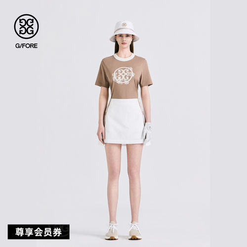 G/FORE吉福官方春夏新品女士高尔夫服装SEERSUCKER SKORT短裙