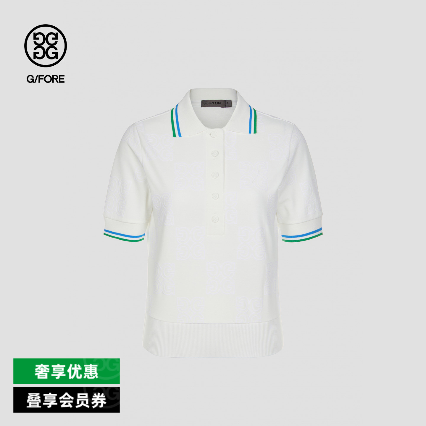 G/FORE吉福官方春夏女士高尔夫服装T-SHIRT短袖POLO衫图片