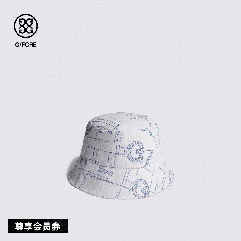G/FORE吉福官方早秋新品SEERSUCKER PRINT BUCKET渔夫帽